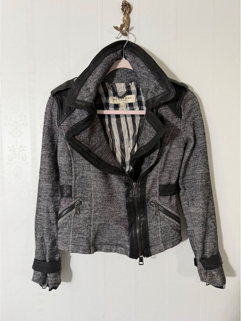 Burberry Knit Jacket | Size Small